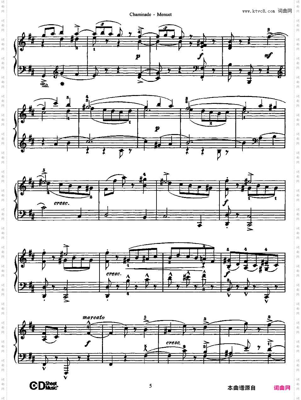 b小调小步舞曲 Menuet in b Minor Op·23