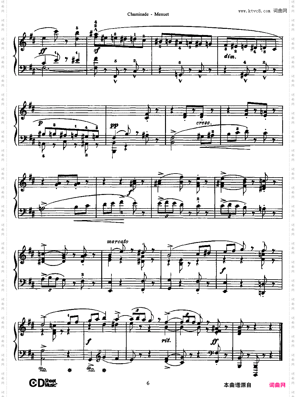 b小调小步舞曲 Menuet in b Minor Op·23