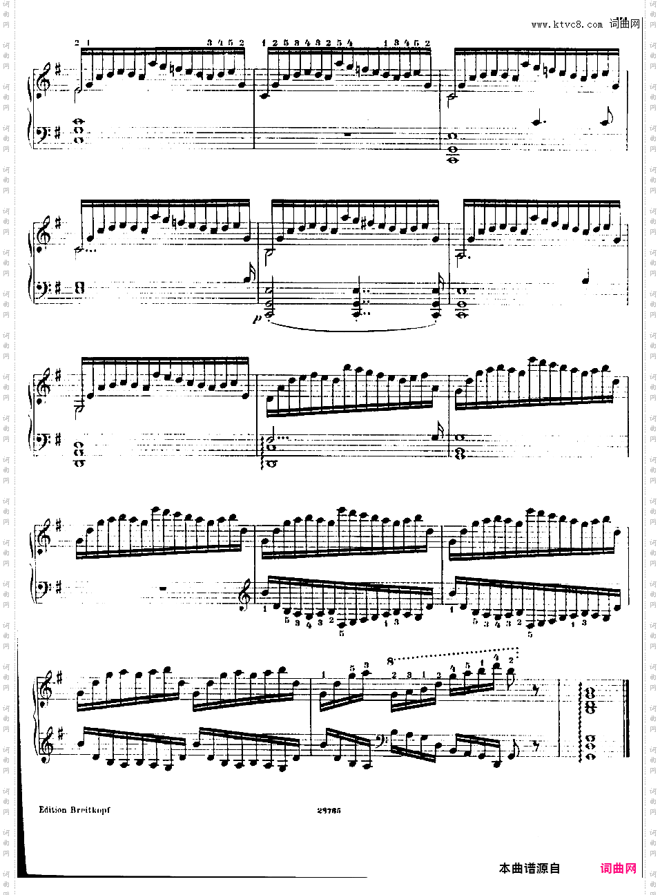 ------改编瓦格纳 肖邦 舒伯特 门德尔松 普契尼 勃拉姆斯 贝多芬 作品------Chopin-Busoni Sechs Variations on Etudes and Preludes