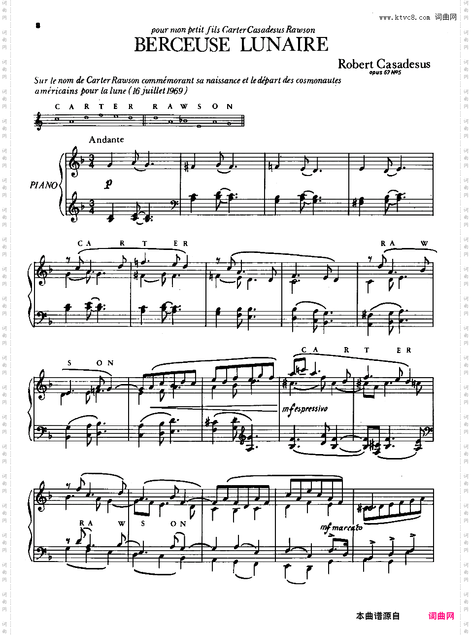 3首摇篮曲 Trois Berceuses From Op·67