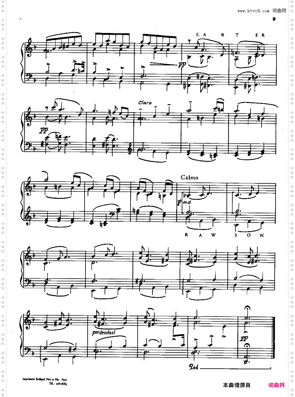 3首摇篮曲 Trois Berceuses From Op·67