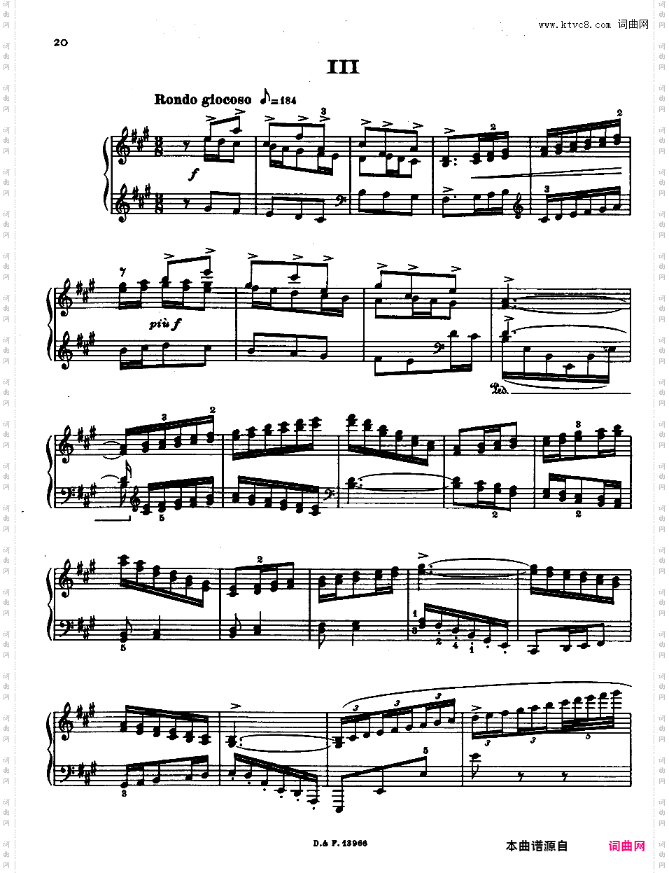 第三奏鸣曲 piano Sonata No·3 op44