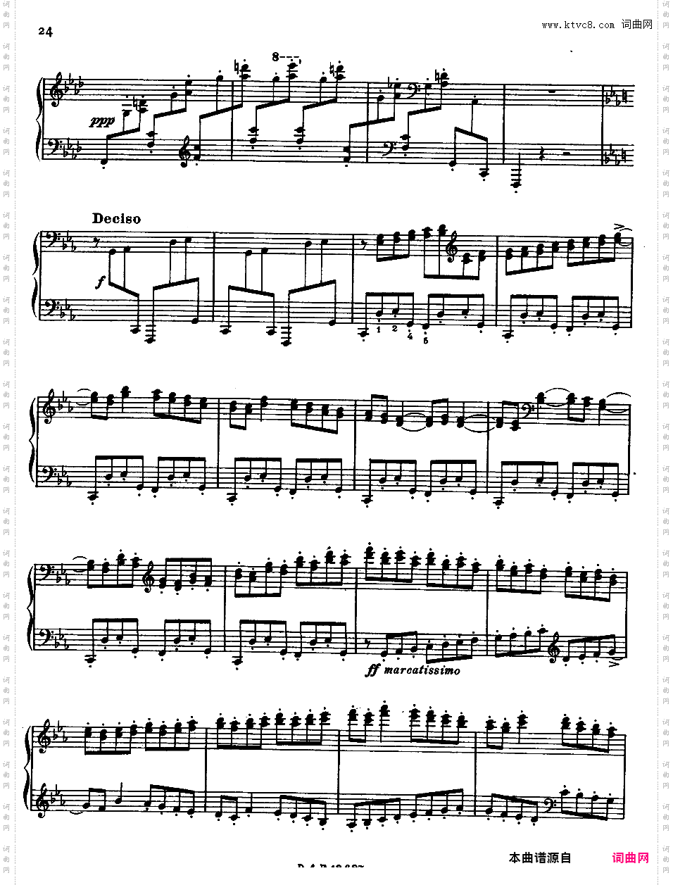 f小调第二钢琴奏鸣曲 Piano Sonata No·2 in f Minor Op·31