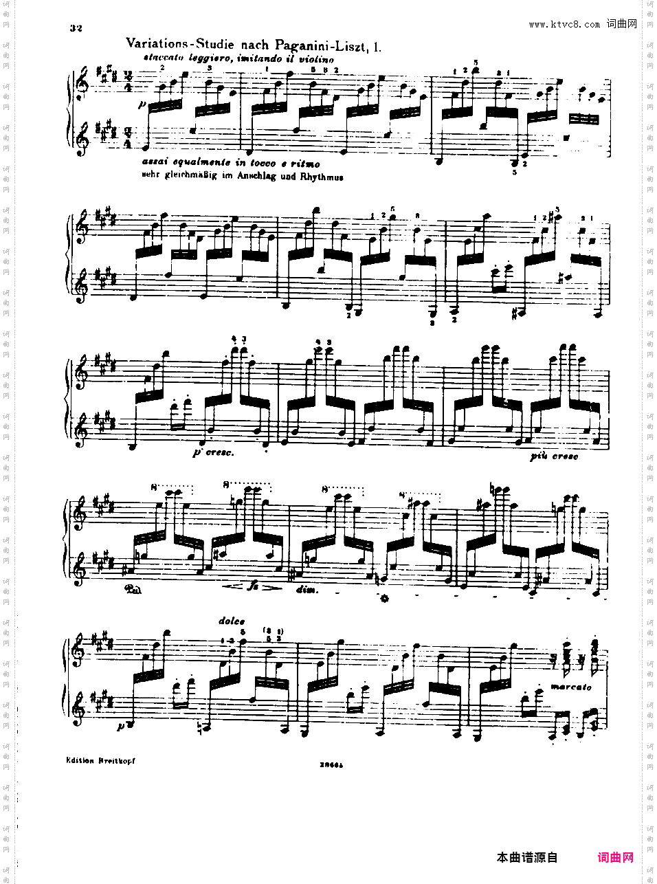 Busoni Klavieru?bung book 四集Busoni Klavieru?bung book 3 — Lo Staccato