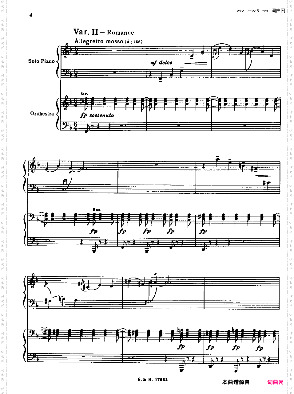 Diversions for Piano left hand and Orchestra op21
