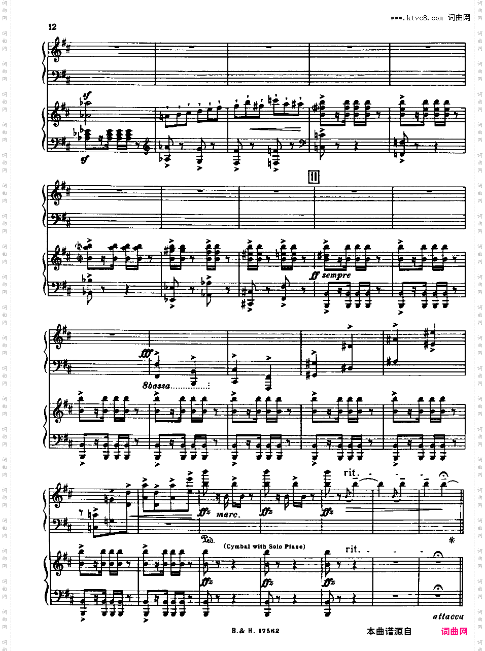 Diversions for Piano left hand and Orchestra op21