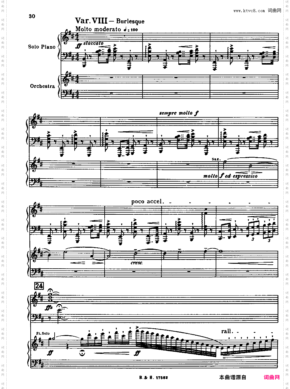 Diversions for Piano left hand and Orchestra op21