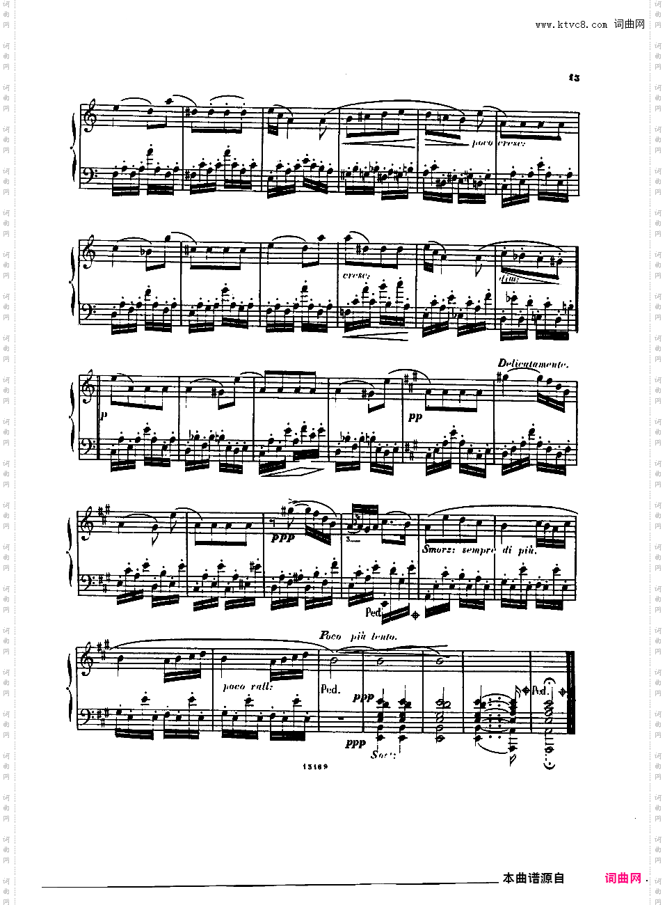 第一号迷人的歌 Premiere Recueil de Chants Op·38a