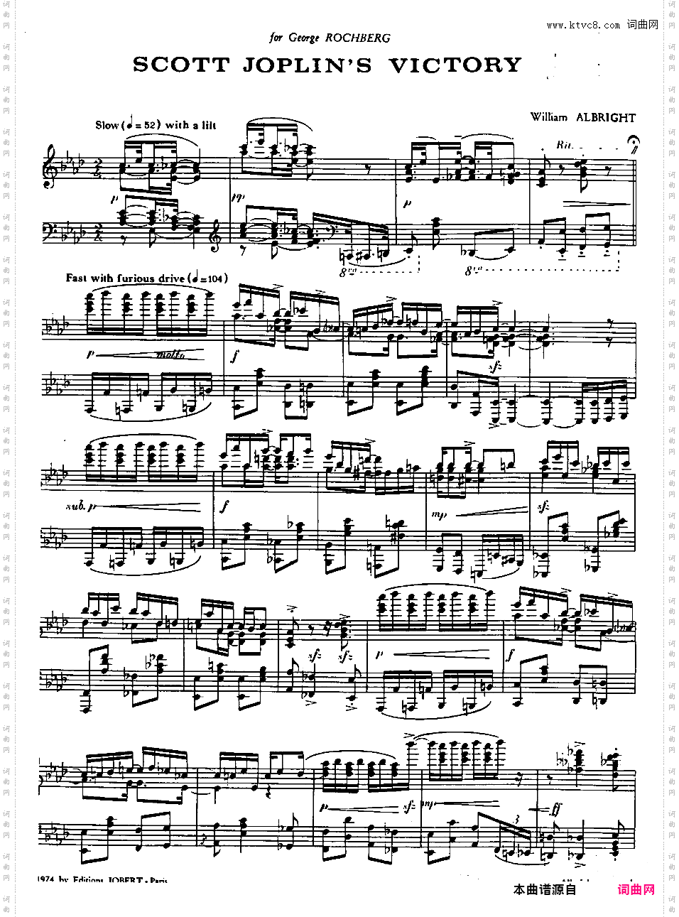 大奏鸣曲 Grand Sonata in Rag