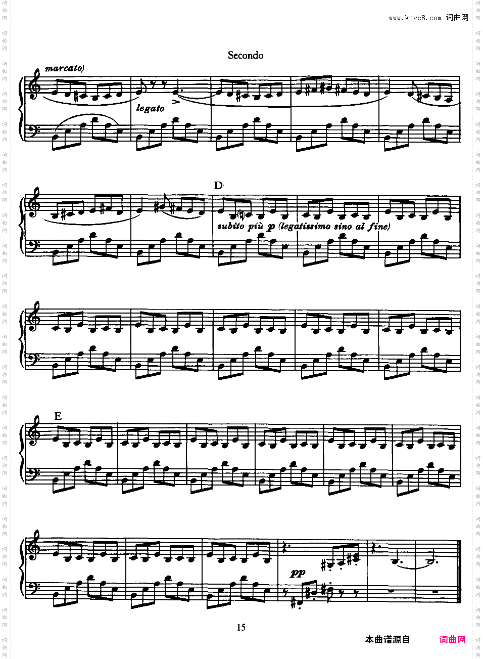 5首简易小品 Five Easy Pieces - 四手联弹