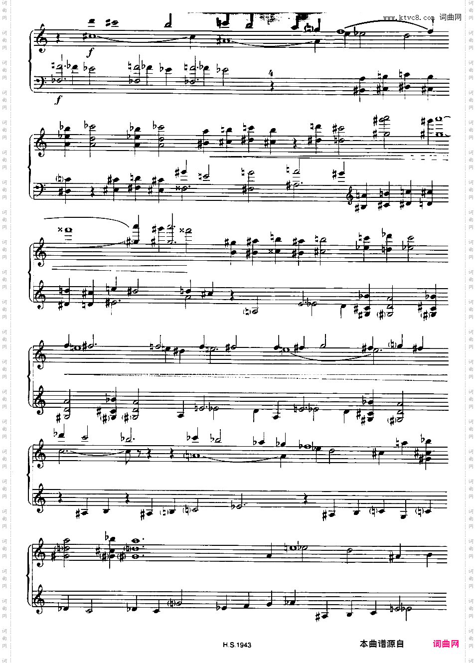第二钢琴奏鸣曲 Piano Sonata No·2