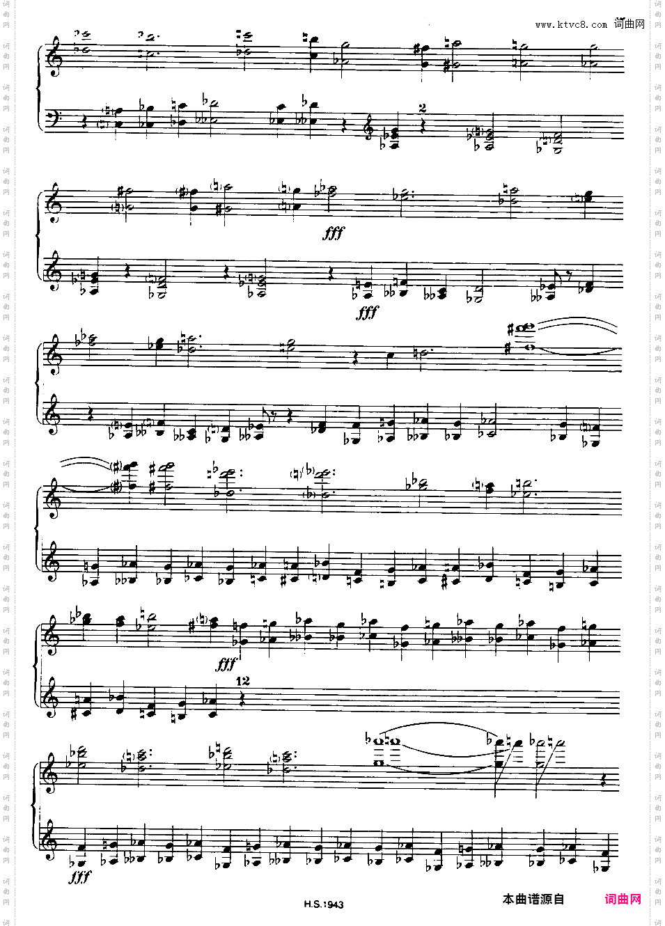 第二钢琴奏鸣曲 Piano Sonata No·2