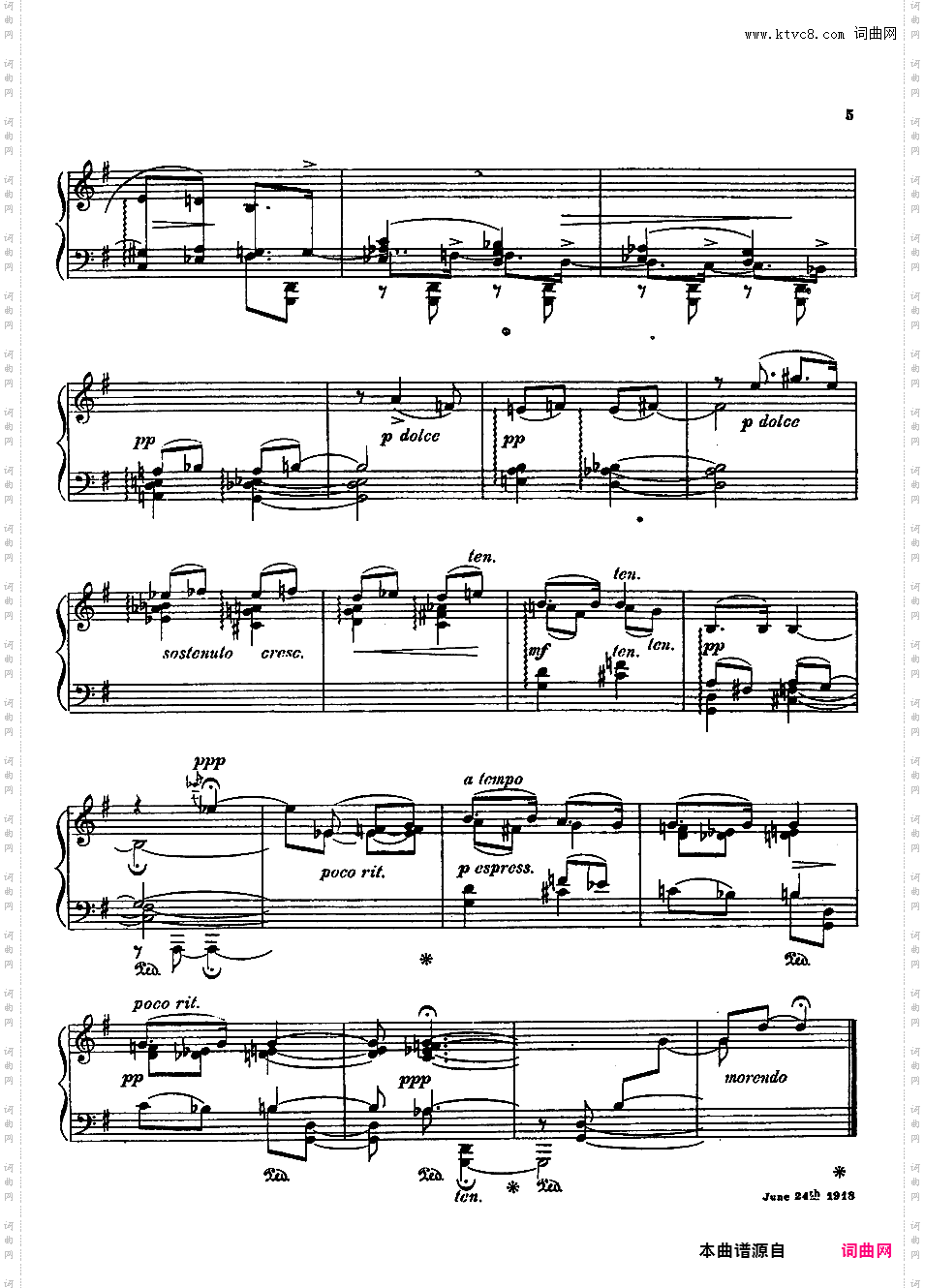 3首左手即兴曲 3 Improvisations for the Left-Hand H·134