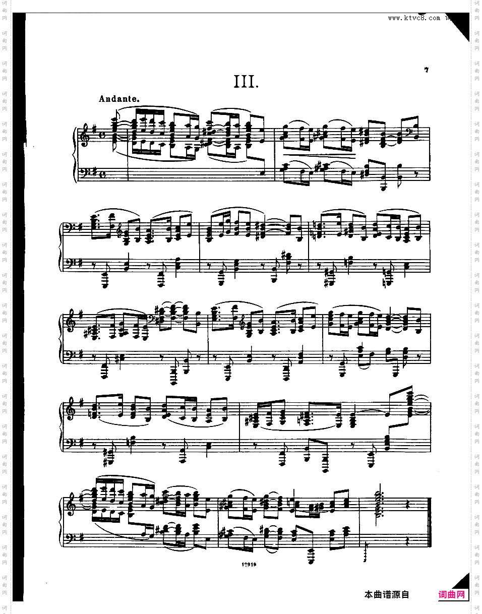 可爱的旋律 Mélodies Mignonnes Op·52