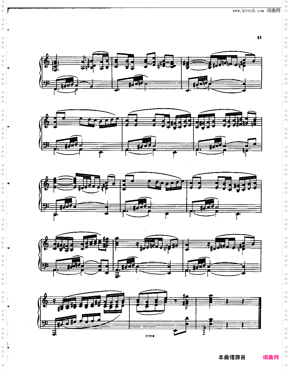 可爱的旋律 Mélodies Mignonnes Op·52