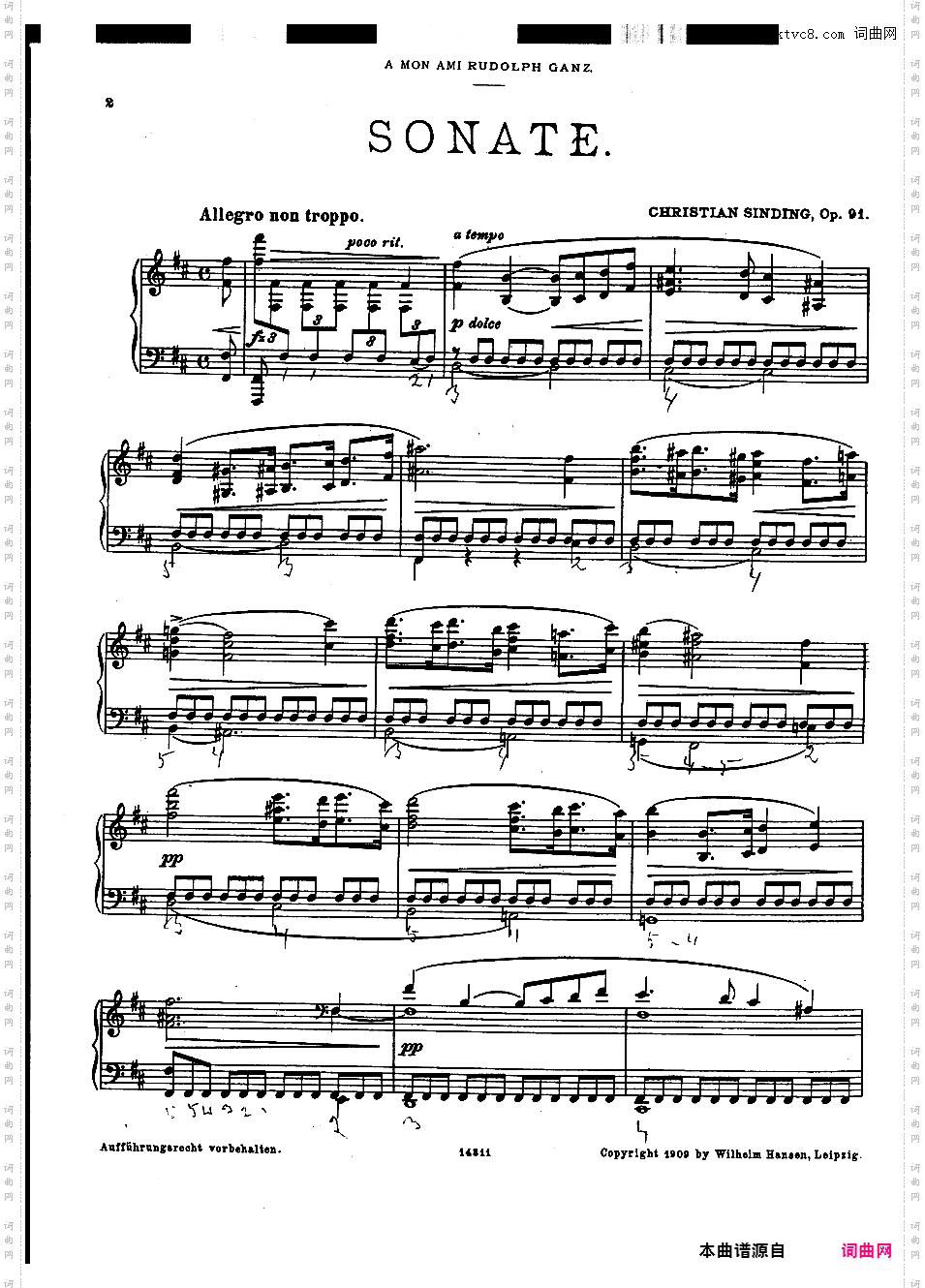 b小调钢琴奏鸣曲 Piano Sonata in b Minor Op·91