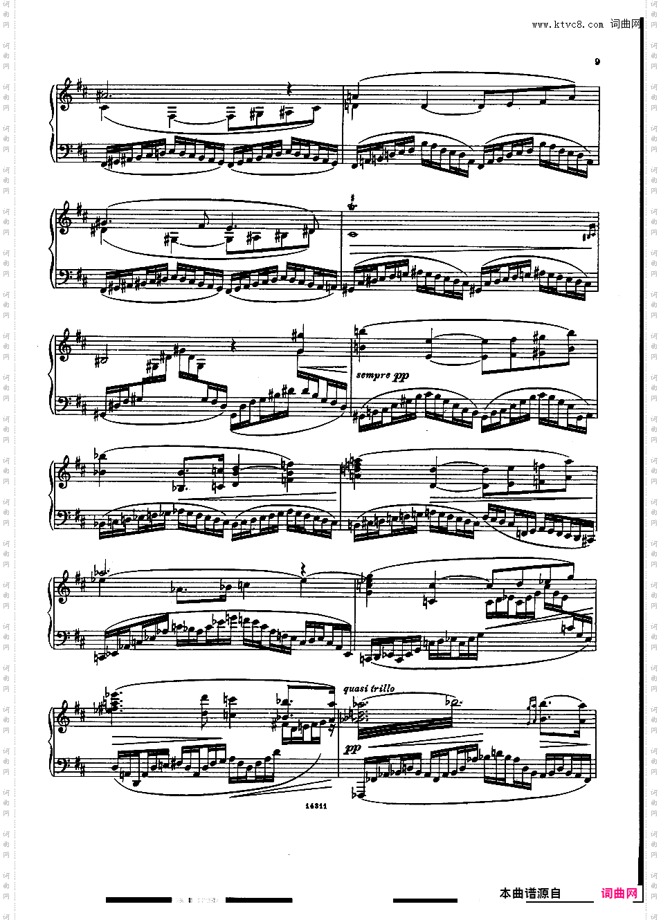 b小调钢琴奏鸣曲 Piano Sonata in b Minor Op·91