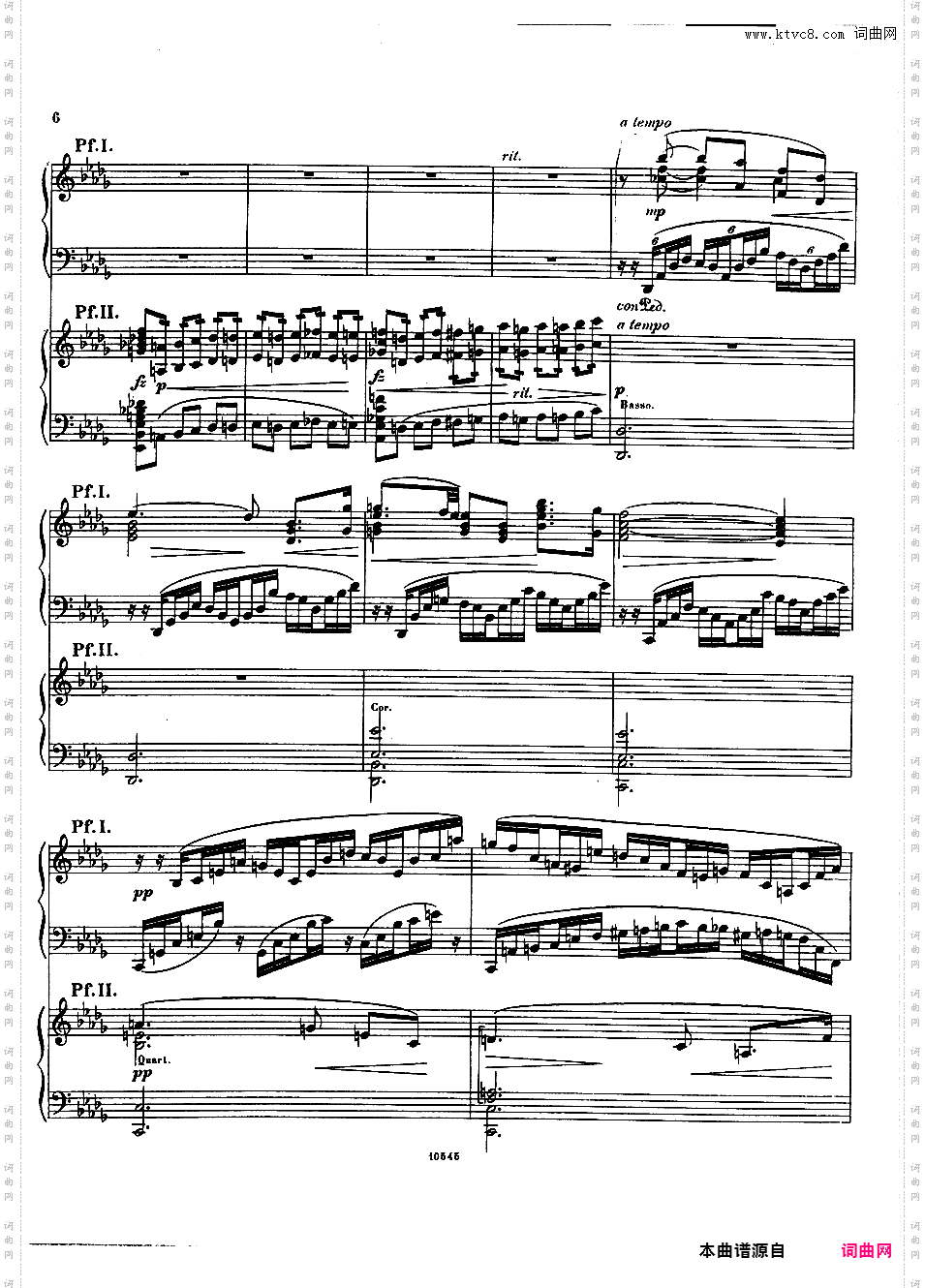 降D大调钢琴协奏曲 Piano Concerto in D-flat Major Op·6