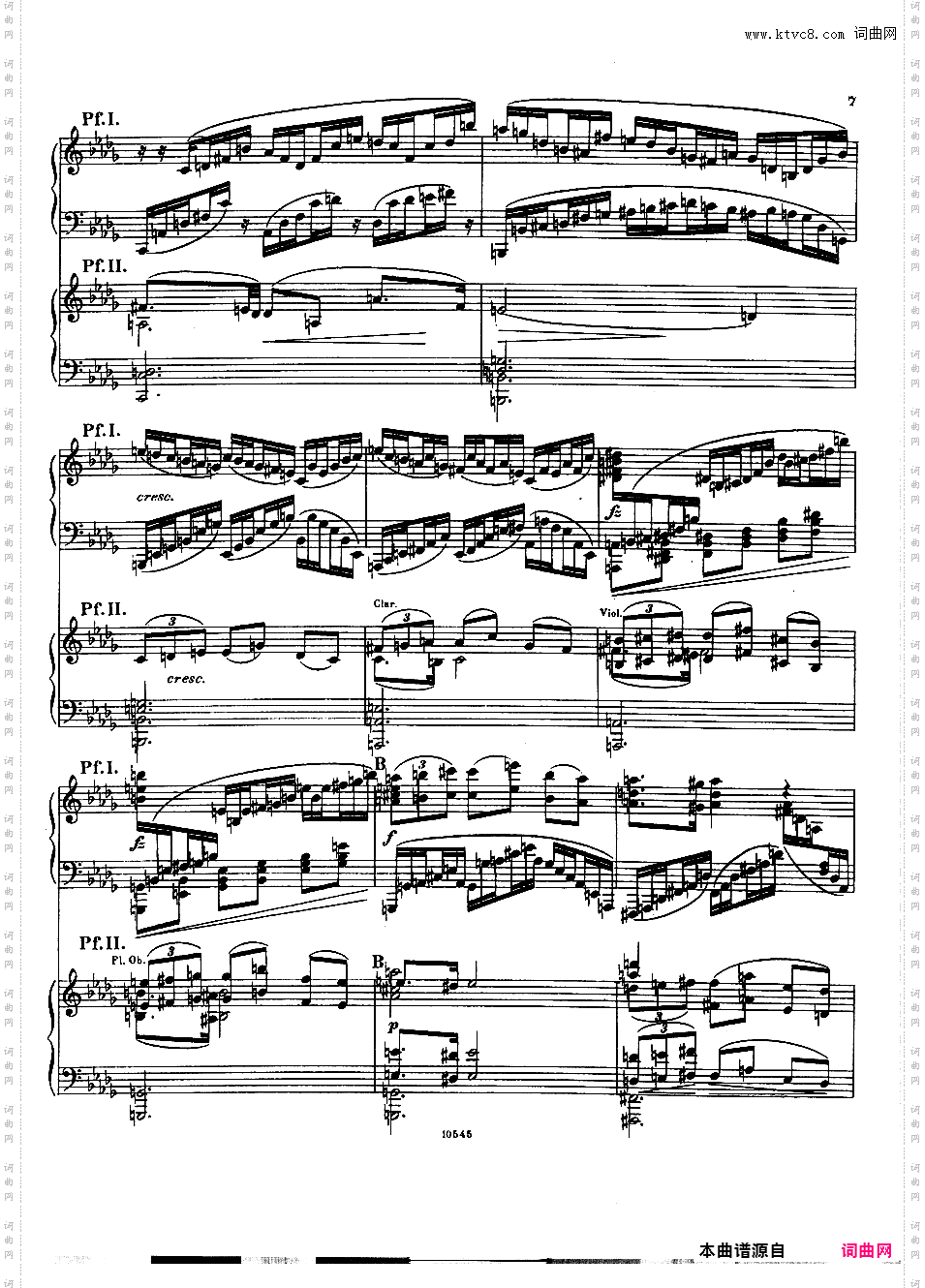 降D大调钢琴协奏曲 Piano Concerto in D-flat Major Op·6