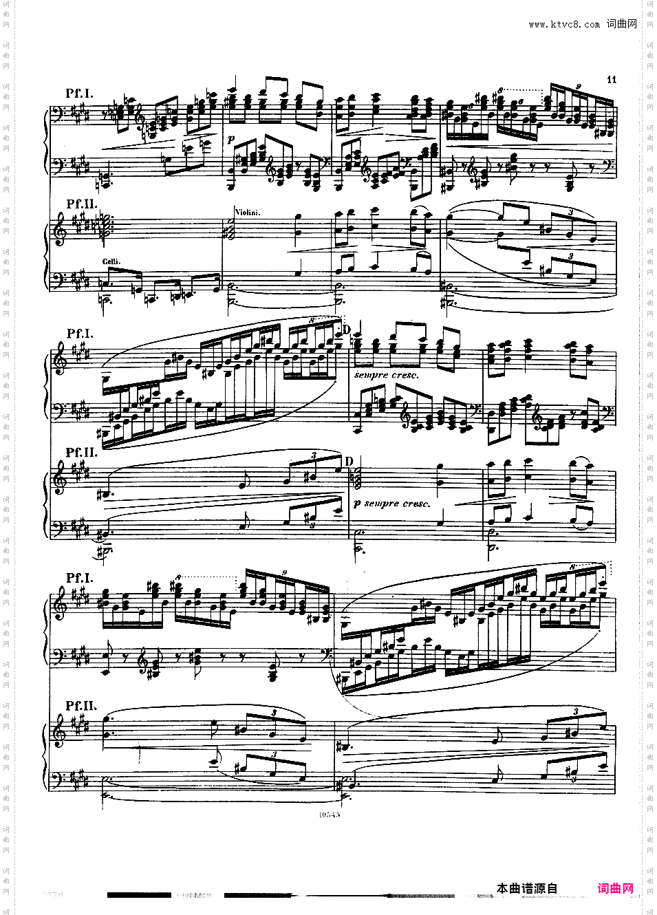 降D大调钢琴协奏曲 Piano Concerto in D-flat Major Op·6