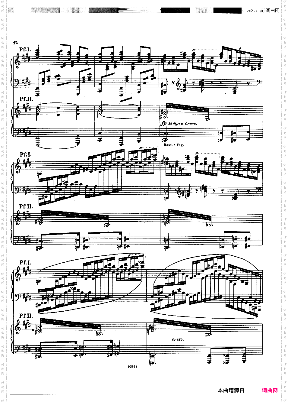 降D大调钢琴协奏曲 Piano Concerto in D-flat Major Op·6