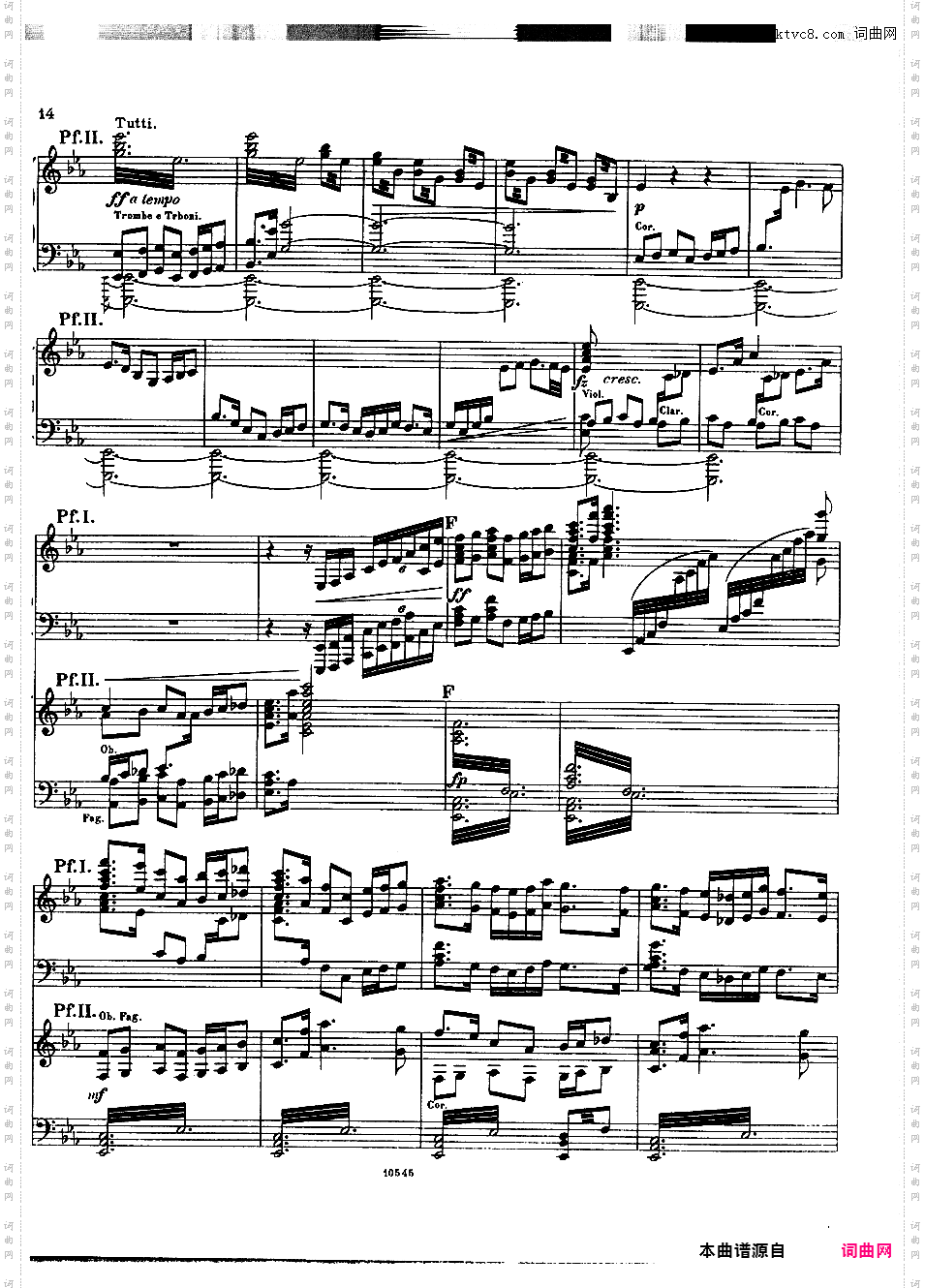 降D大调钢琴协奏曲 Piano Concerto in D-flat Major Op·6