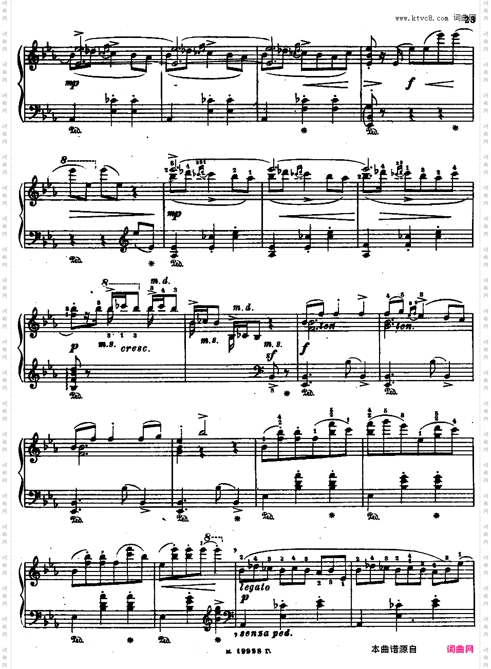 组曲 Suite op23Blumenfeld op23n4