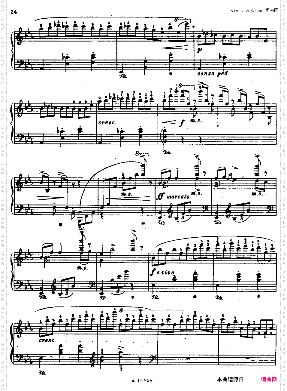 组曲 Suite op23Blumenfeld op23n4