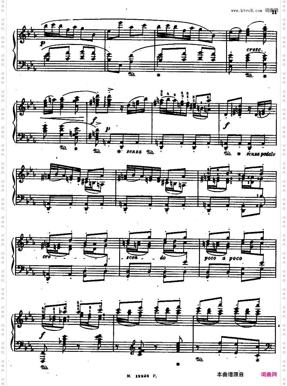 组曲 Suite op23Blumenfeld op23n1
