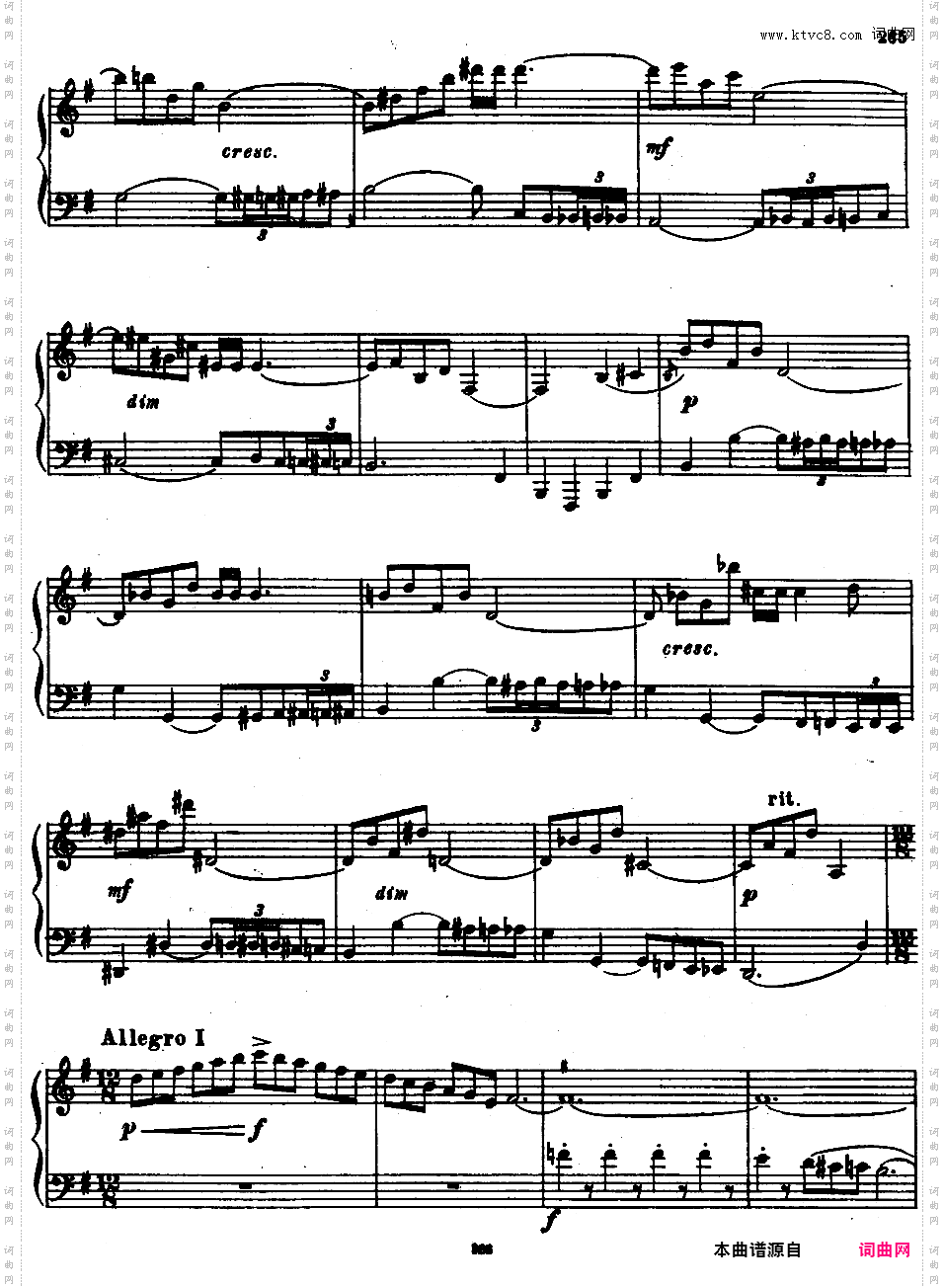 C大调第九钢琴奏鸣曲 Piano Sonata No·9 in C Major Op·103