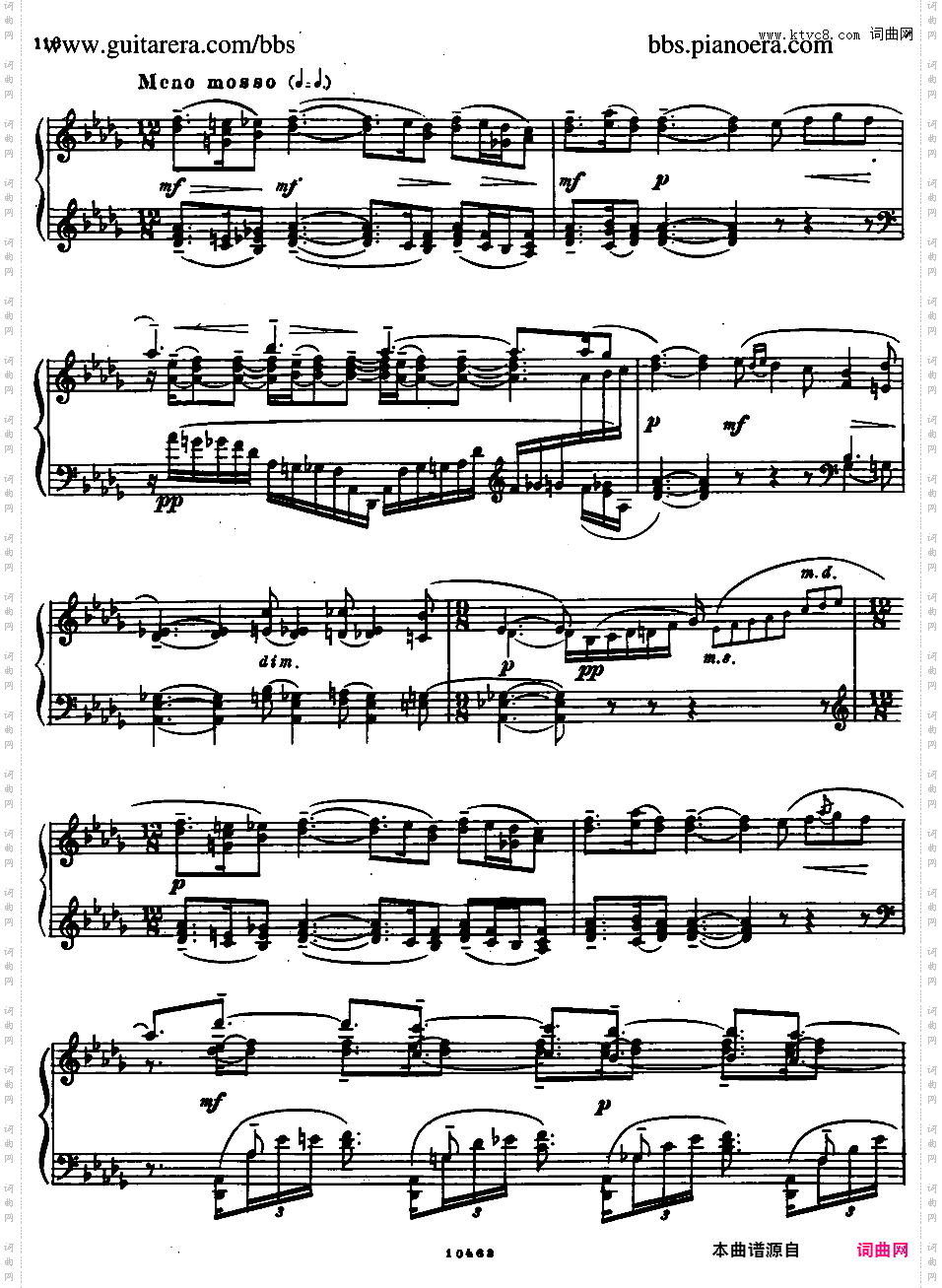 降b小调第二钢琴奏鸣曲 Piano Sonata No·2 in b-flat Minor Op·36Rachmaninoff - Piano Sonata No·2 in b-flat Minor Op·36 1913年版本