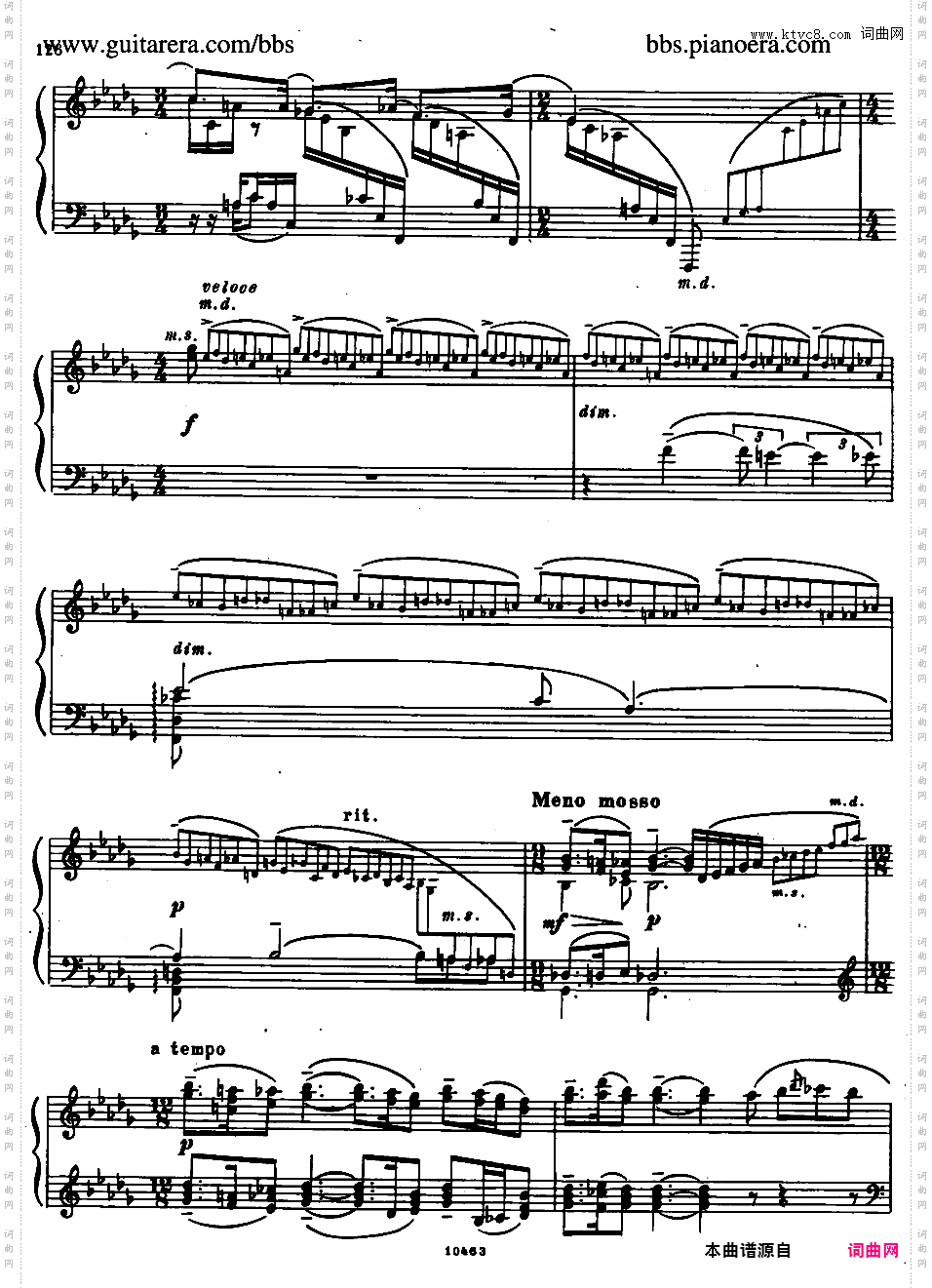 降b小调第二钢琴奏鸣曲 Piano Sonata No·2 in b-flat Minor Op·36Rachmaninoff - Piano Sonata No·2 in b-flat Minor Op·36 1913年版本