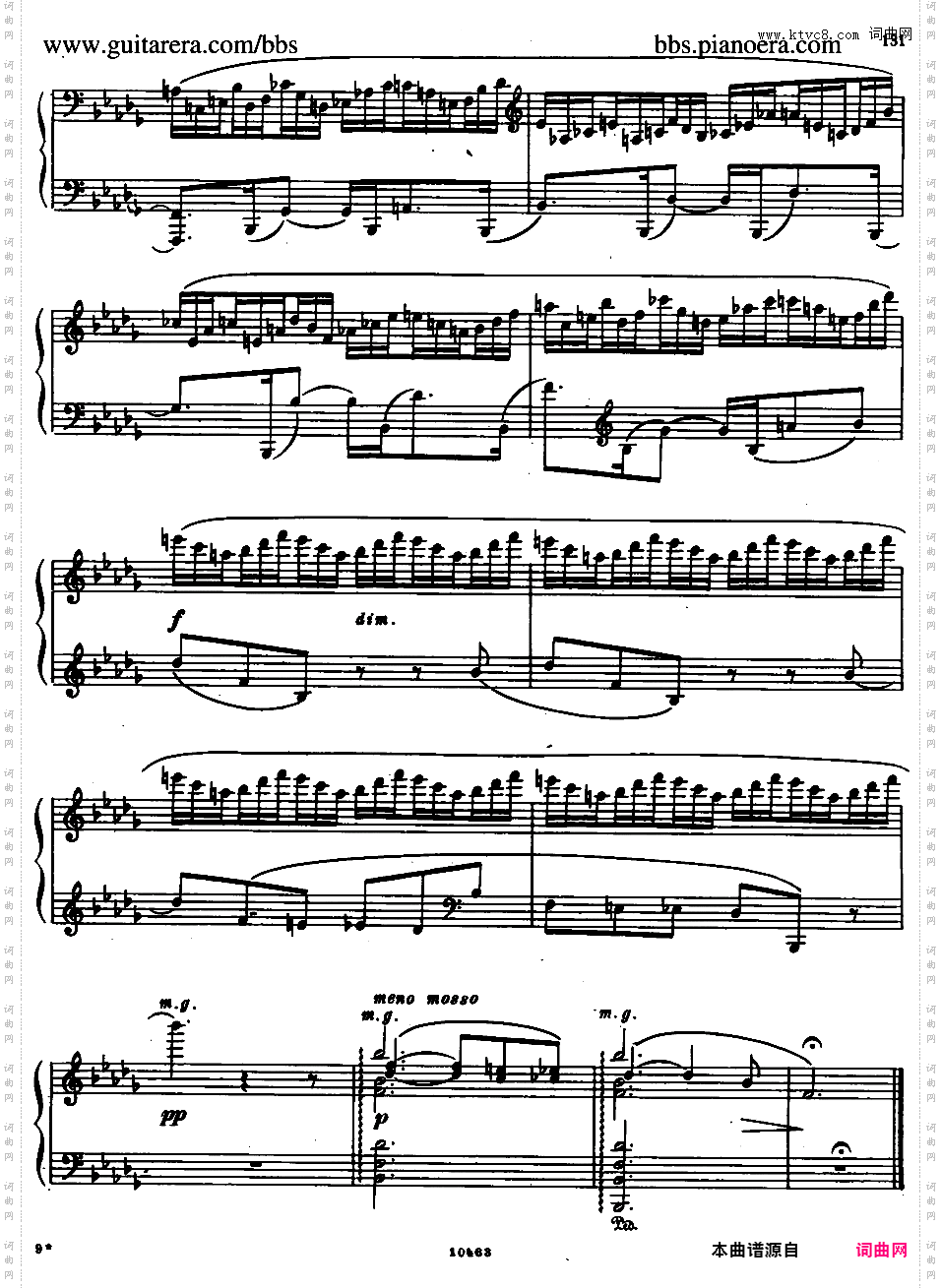 降b小调第二钢琴奏鸣曲 Piano Sonata No·2 in b-flat Minor Op·36Rachmaninoff - Piano Sonata No·2 in b-flat Minor Op·36 1913年版本