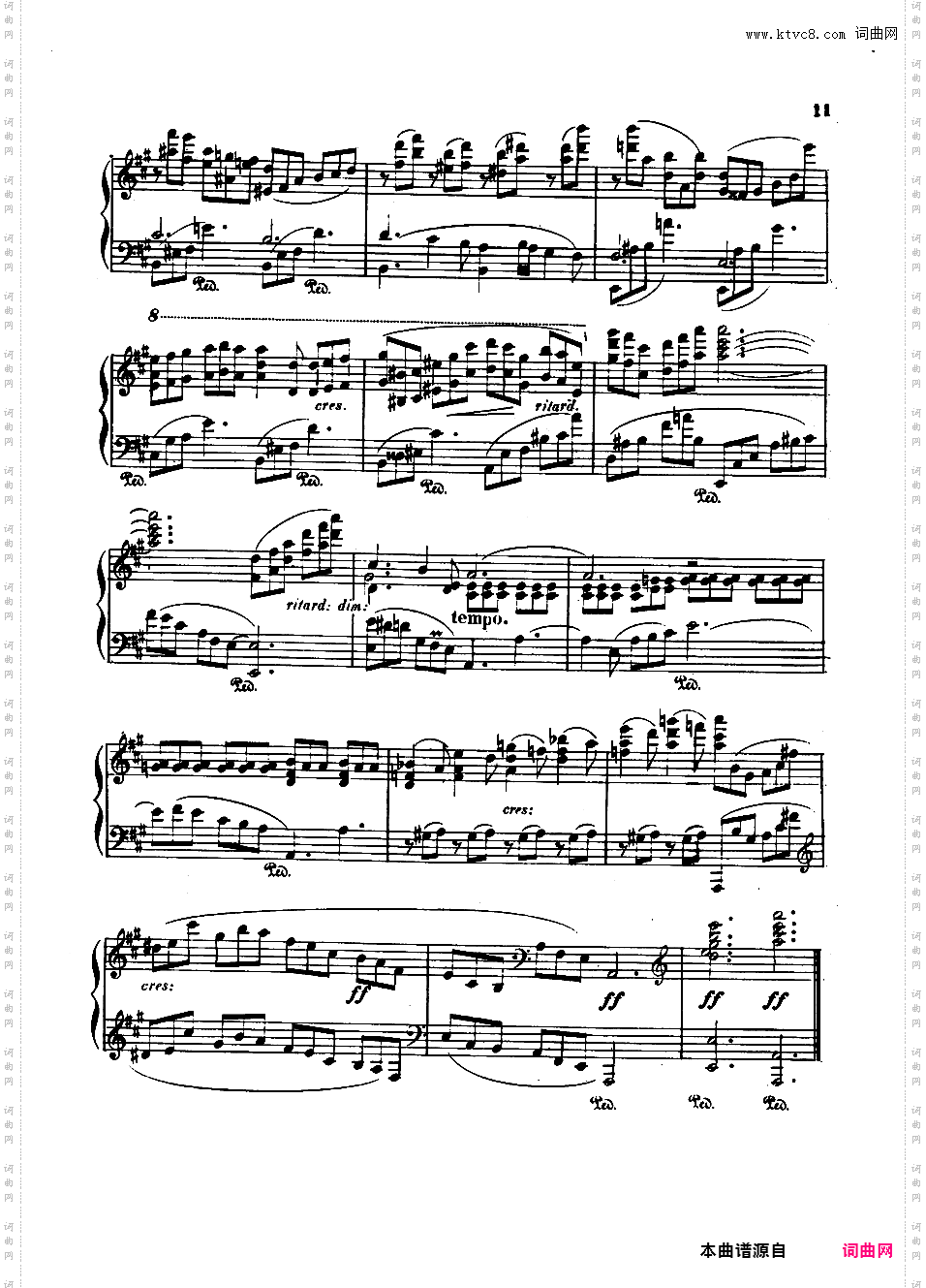 A大调第四钢琴奏鸣曲 Piano Sonata No·4 Op·72