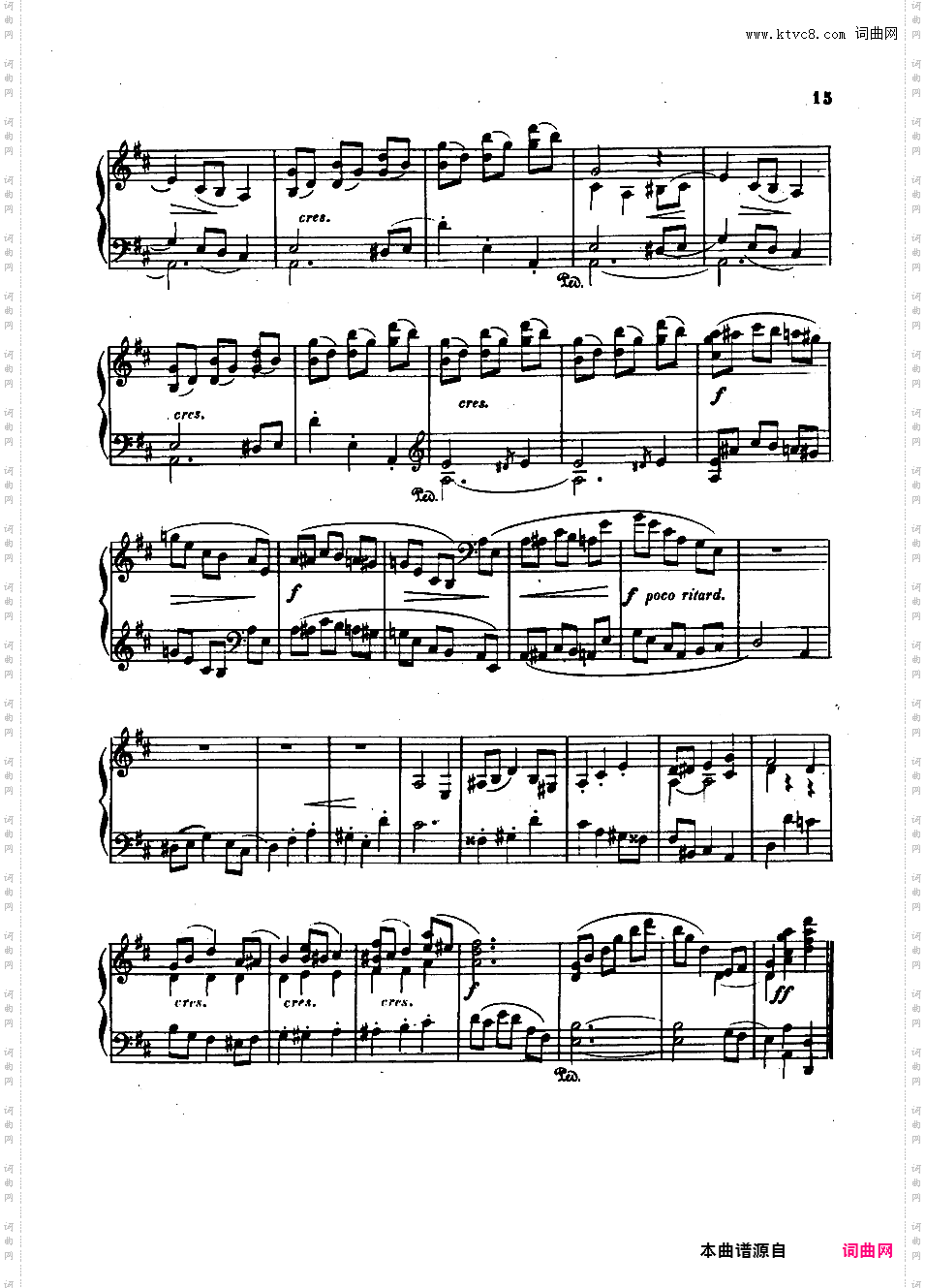 A大调第四钢琴奏鸣曲 Piano Sonata No·4 Op·72