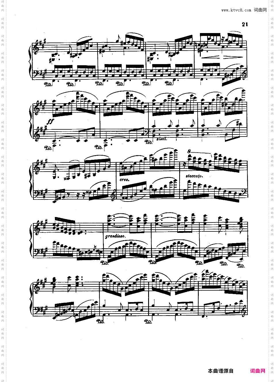 A大调第四钢琴奏鸣曲 Piano Sonata No·4 Op·72