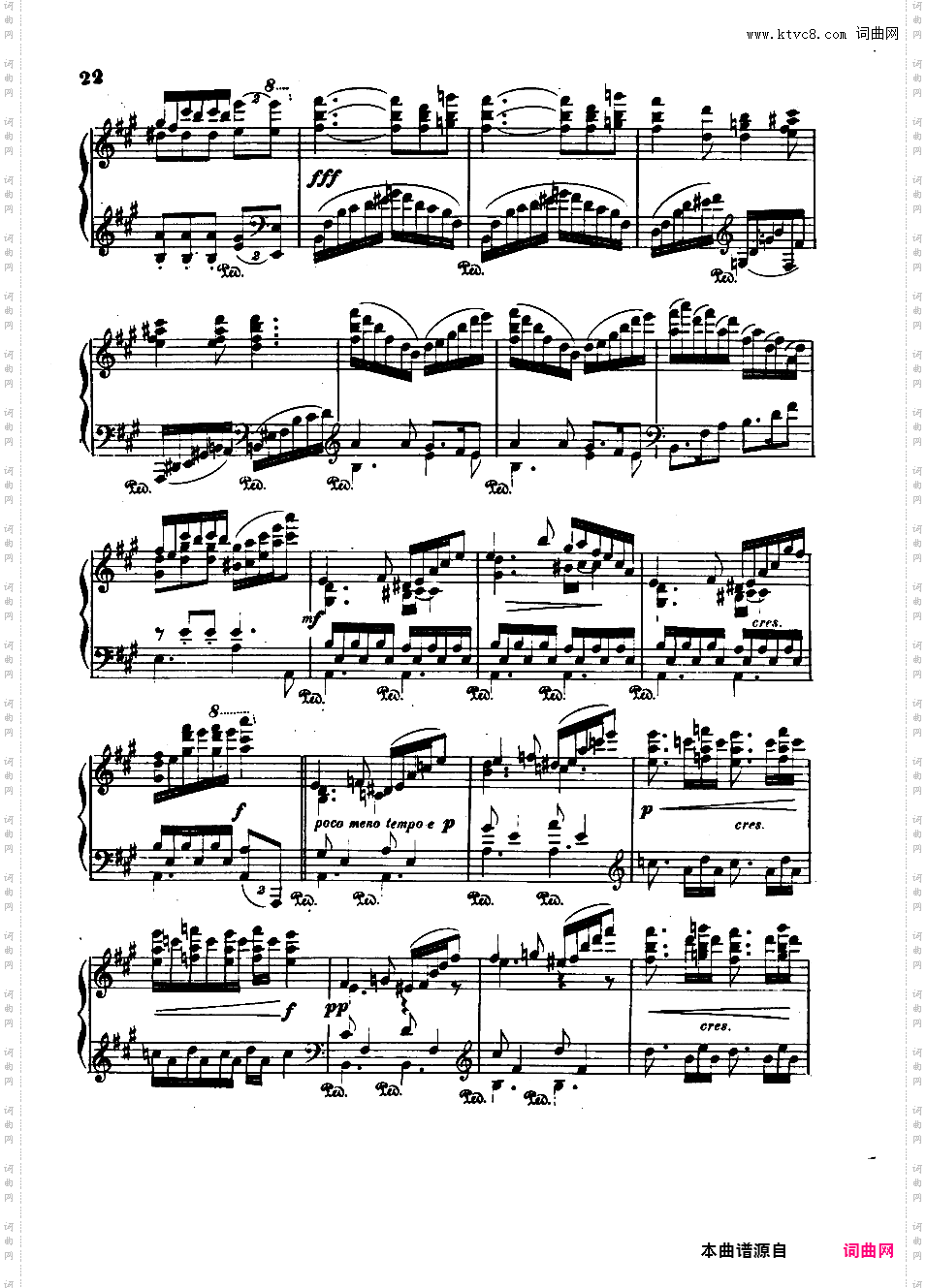 A大调第四钢琴奏鸣曲 Piano Sonata No·4 Op·72