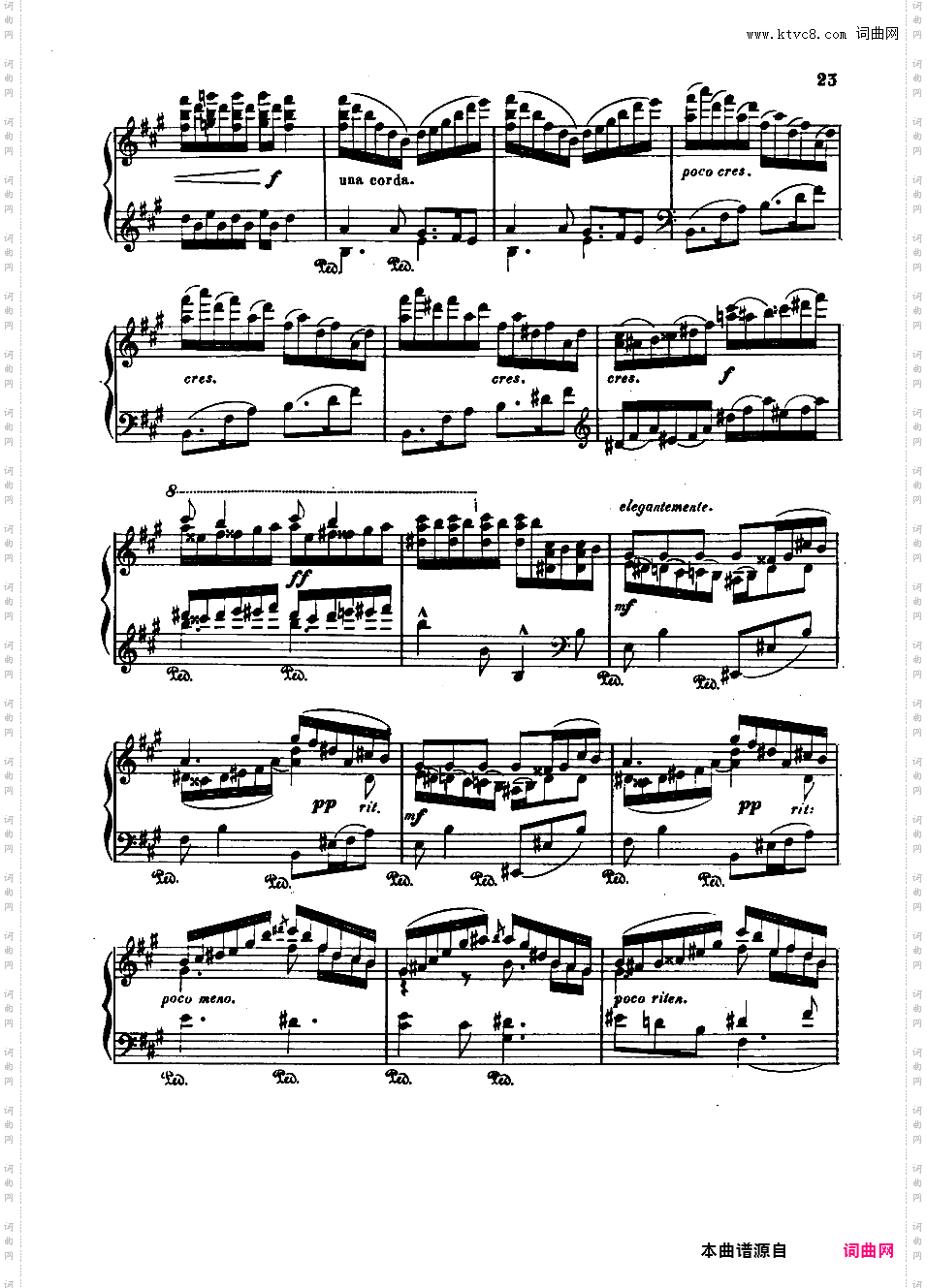 A大调第四钢琴奏鸣曲 Piano Sonata No·4 Op·72