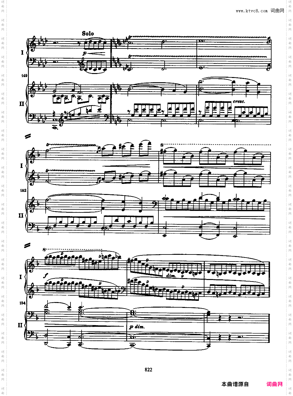 d小调第一钢琴协奏曲 Piano Concert No·1 Op·15Brahms op015 Piano Concerto #1 in d two pianos