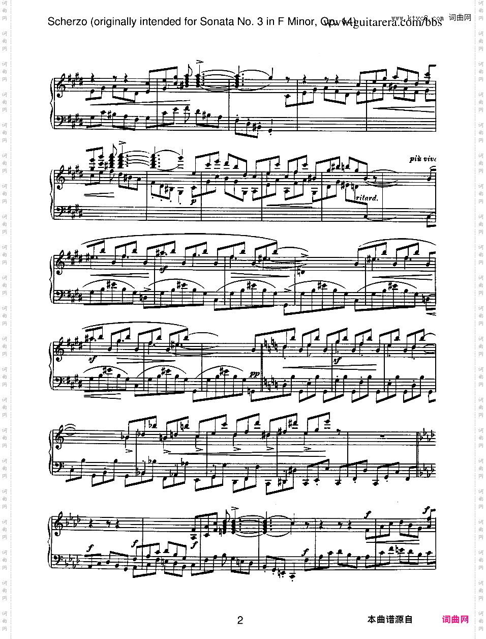 f小调第三钢琴奏鸣曲 Piano Sonata No·3 in f Minor Op·14Schumann - Piano Sonata No【1】·3 in f Minor, Supplement Op·14a