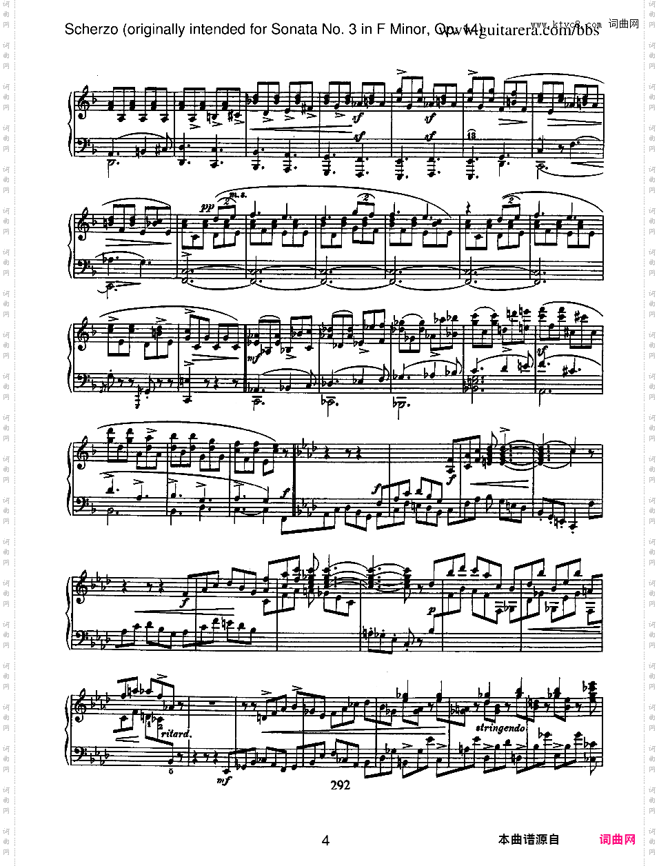 f小调第三钢琴奏鸣曲 Piano Sonata No·3 in f Minor Op·14Schumann - Piano Sonata No【1】·3 in f Minor, Supplement Op·14a