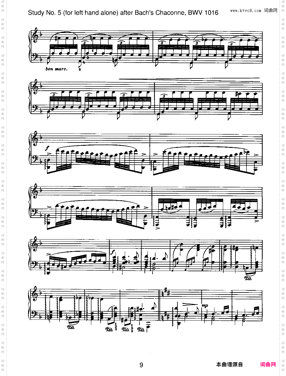 6首无编号练习曲 6 Etudes