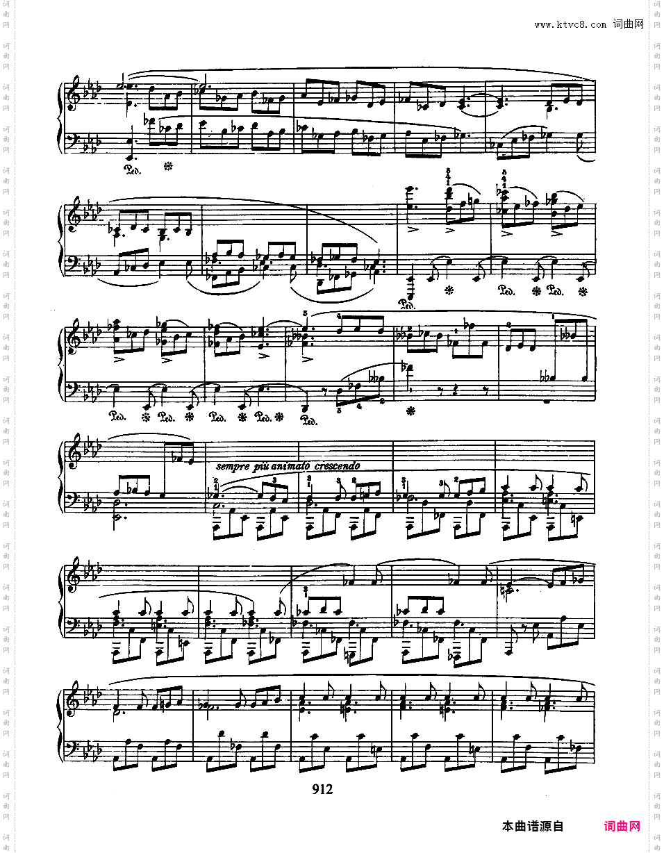 降A大调塔兰泰拉舞曲 Op·43Chopin op43 Tarantelle版本一