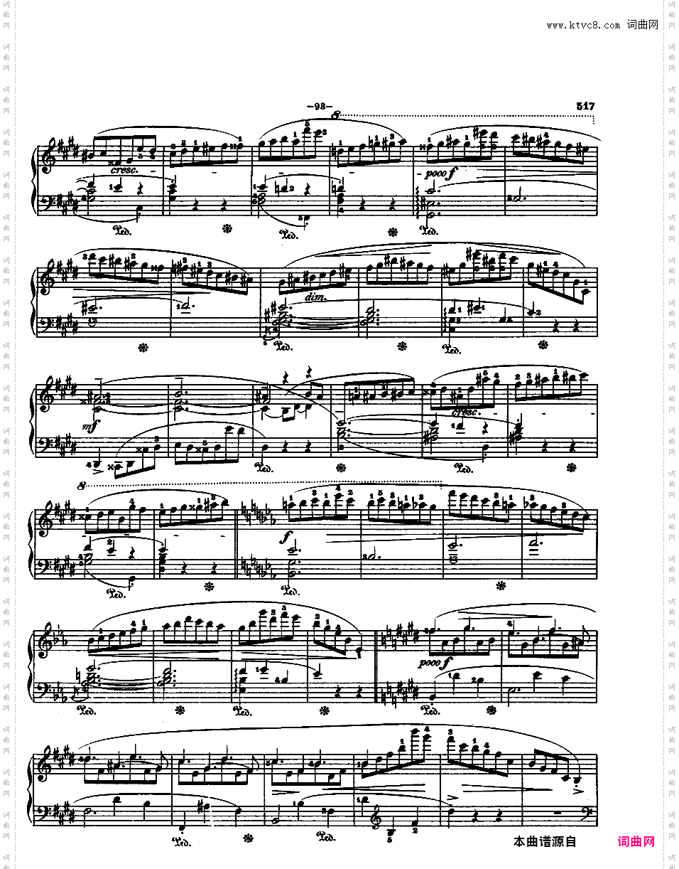 E大调第四谐谑曲 Op·54Chopin op54 Scherzo in E alt版本一