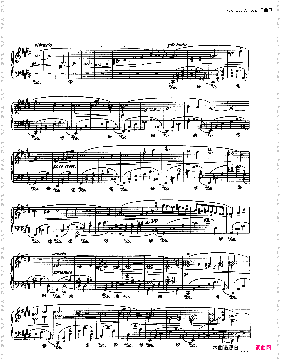 E大调第四谐谑曲 Op·54Chopin op54 Scherzo in E alt版本一