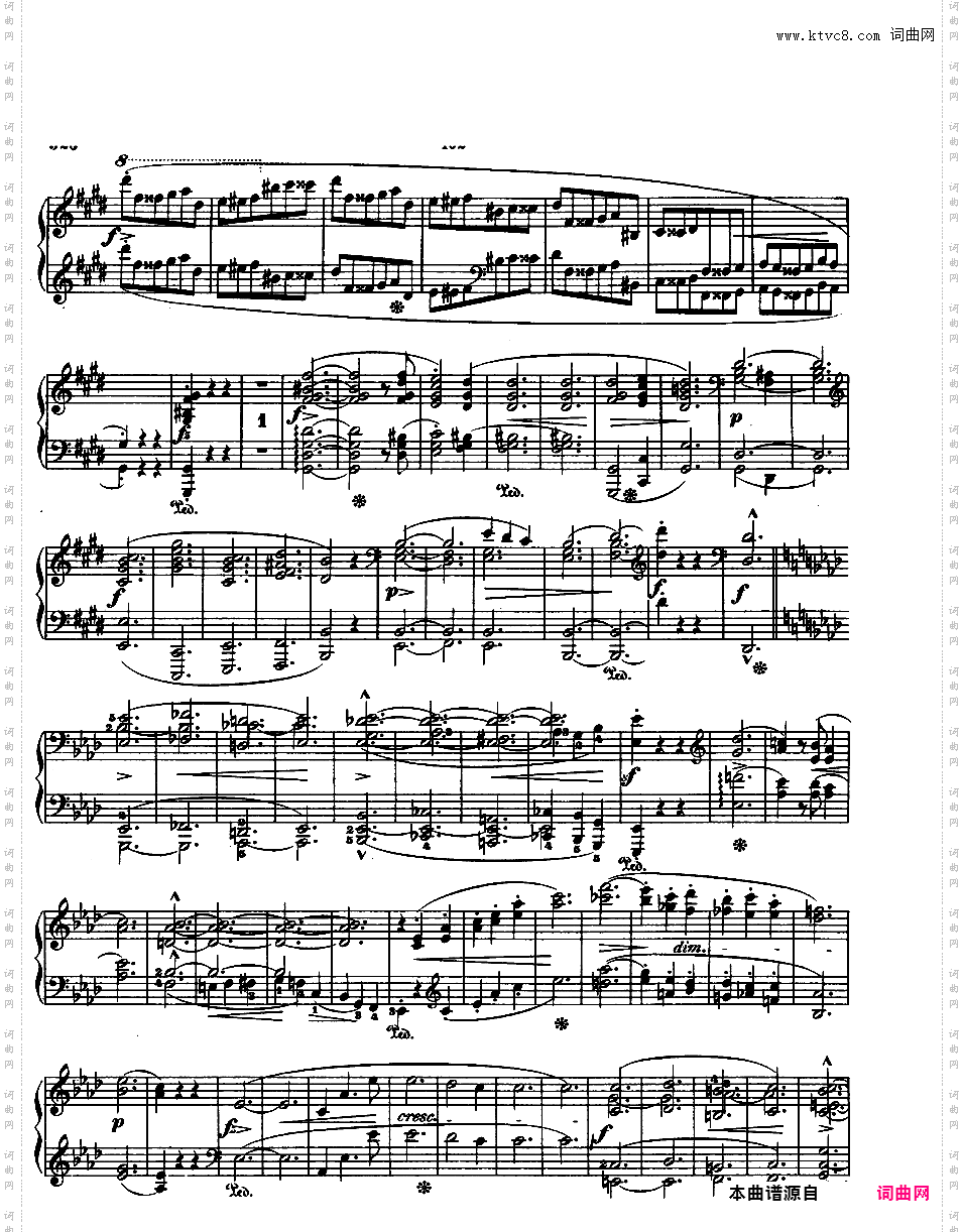 E大调第四谐谑曲 Op·54Chopin op54 Scherzo in E alt版本一