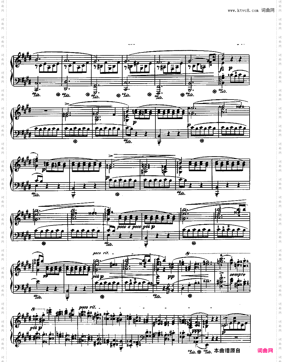 E大调第四谐谑曲 Op·54Chopin op54 Scherzo in E alt版本一
