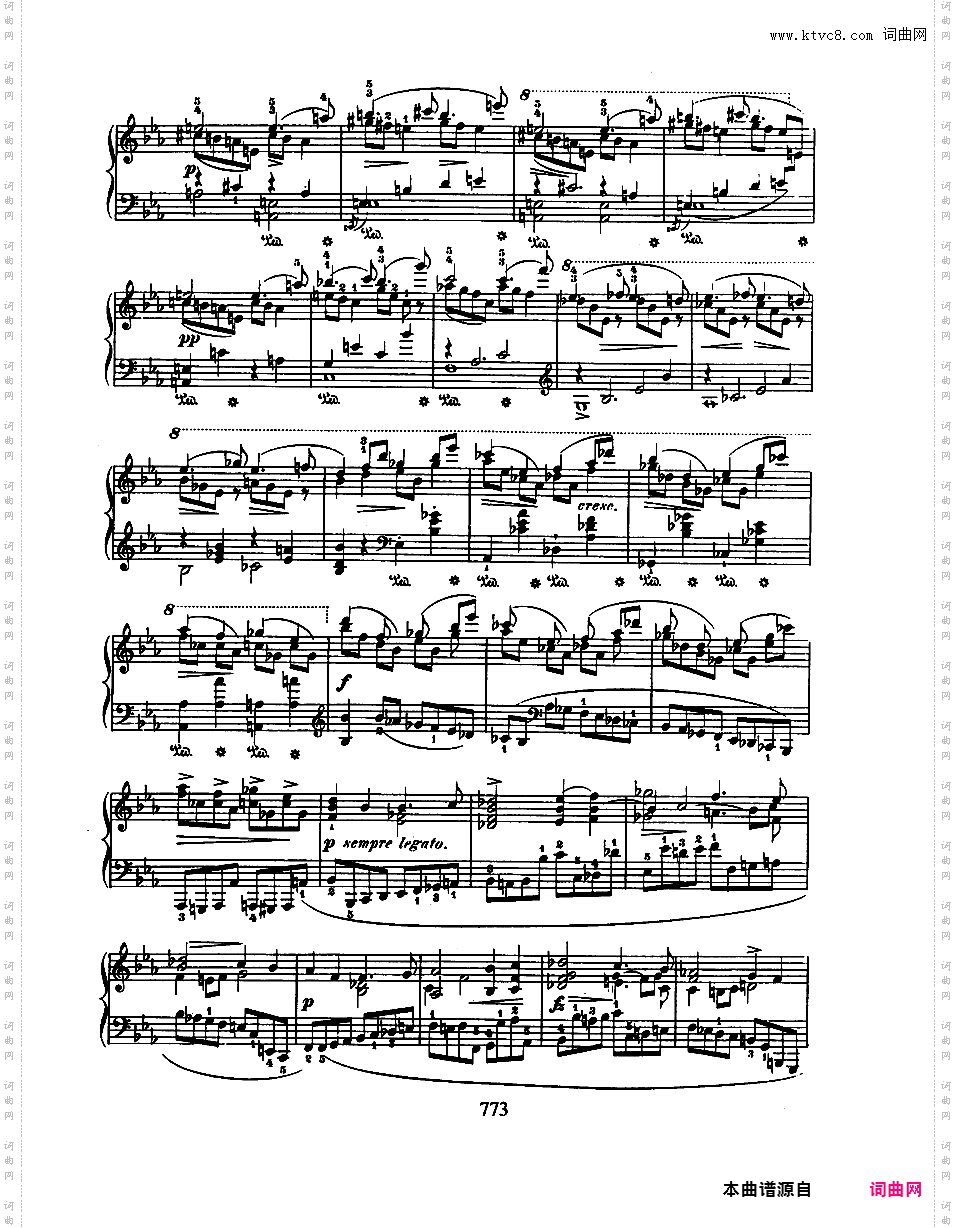 c小调第一钢琴奏鸣曲 Op·4Chopin op04 Piano Sonata #1 in c版本二