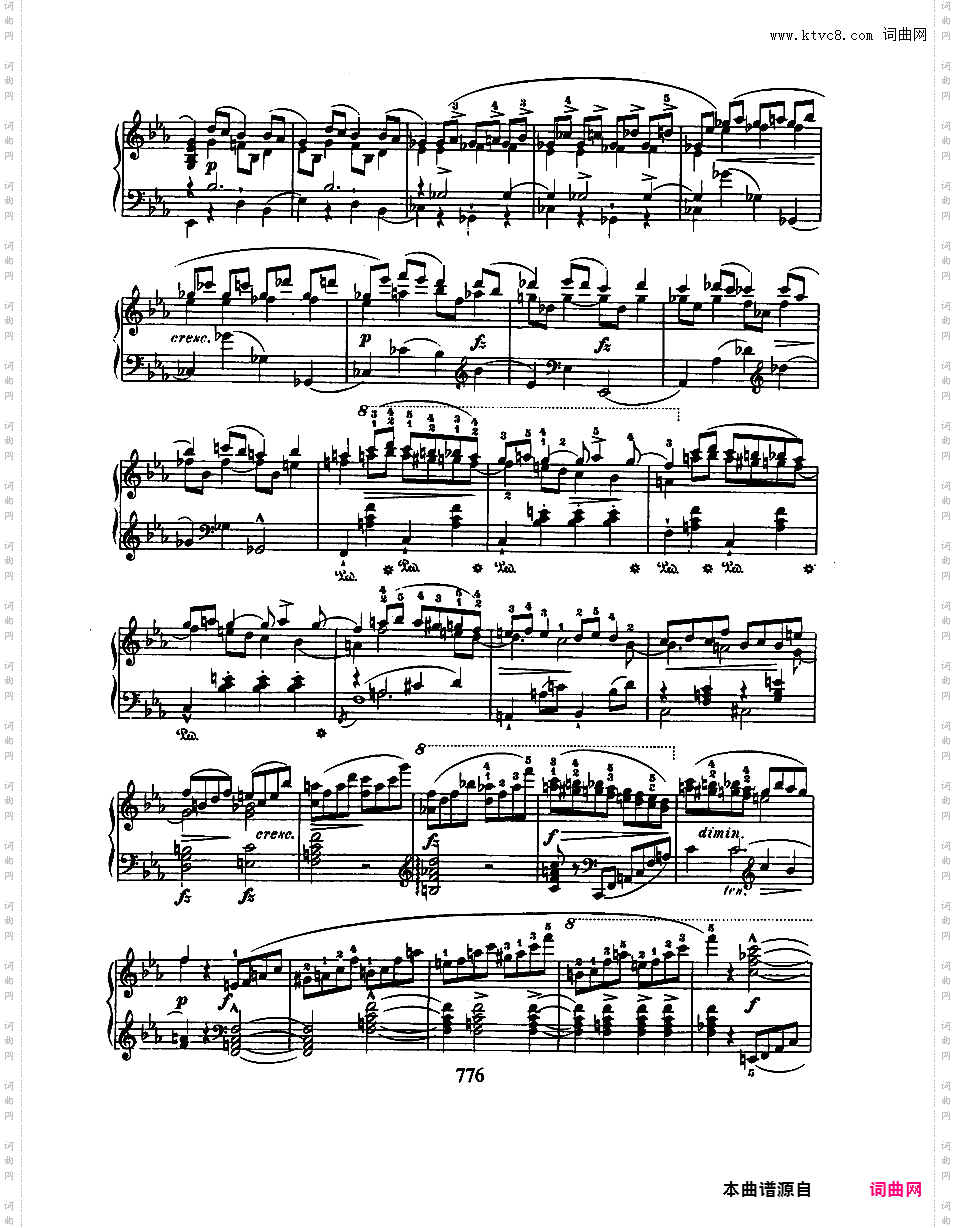 c小调第一钢琴奏鸣曲 Op·4Chopin op04 Piano Sonata #1 in c版本二