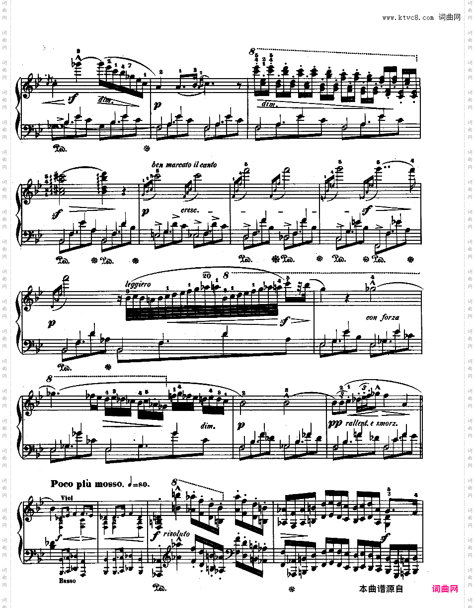 降B大调莫扎特主题变奏曲 Op·2 - 为钢琴与乐队而作Chopin op02 Variations on La Ci Darem alt